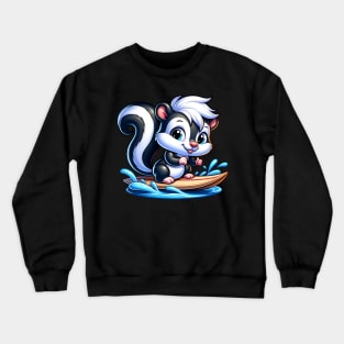 Surfin' Skunk Sprout Crewneck Sweatshirt